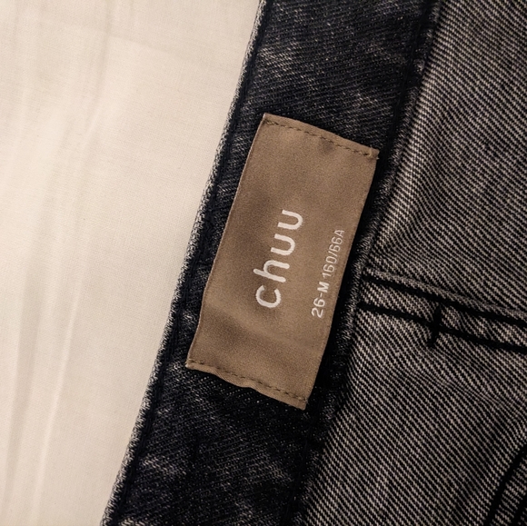 NWT CHUU Distressed Denim Skirt - sz 26 - Picture 4 of 4